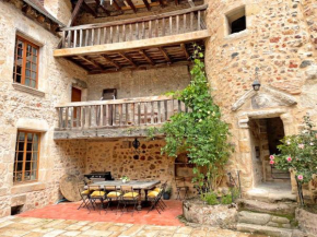 Élégant cottage médiéval restauré avec piscine, cheminée, proche du golf et attractions culturelles - FR-1-489-335